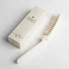 Flexible hotel plastic disposable hair folding pocket comb