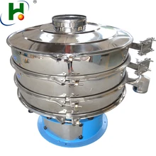 Double deck circle vibrating shaker screen for powder