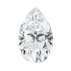 Gra白dカラー7*10ミリメートル0.01ct moissanitesダイヤモンド良い梨切断用合成宝石用原石の宝石