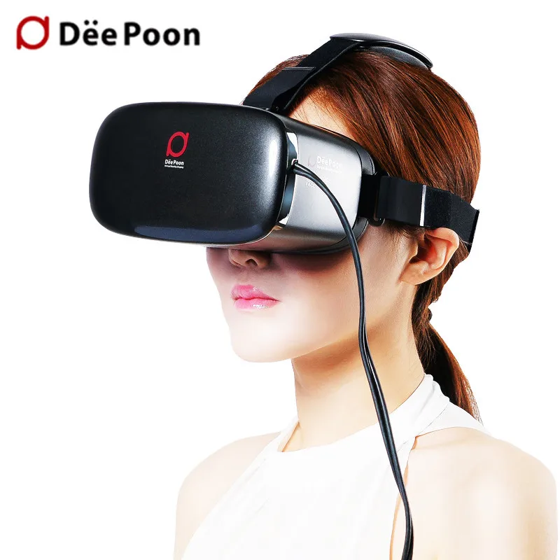 Oculus Rift DK2 VR Glasses Configuration AMOLED screen Deepoon E2 Virtual Reality Helmet for Fully Compatible PC 3D Games Movies