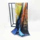 High quality, Reasonable Price Custom Digital Printed Heavy Silk Scarf No Minimum