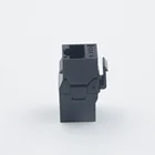 Hot sell coupler rj45 utp Cat6 keystone jack toolless 180 degree for network module