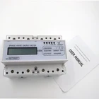 3 Phase 4 Wire Energy Meter XTM1250SA Series DIN Rail type digital KWH Meter 3*10(40)A 380V