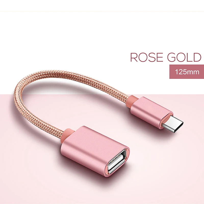 USB Type C to USB OTG Cable Adapter for U disk for mouse OTG Type-c Charger Data Cable - ANKUX.COM