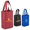 Hand carry bag custom promotional 6 packed bottles bag fabric wine bottle bags