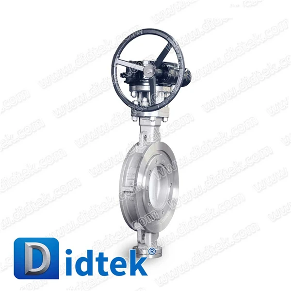 Didtek Gear Operate Stainless Steel Wafer