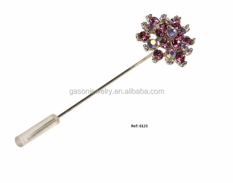 免费定制混合手工花女士胸针 - buy brooch silk flower pin