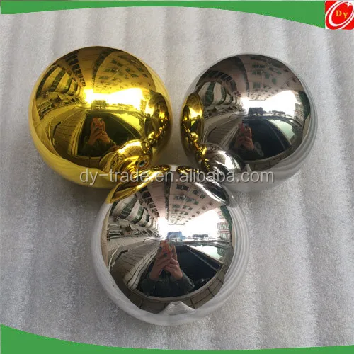 Hanging stainless decorative gold and silver hollow balls