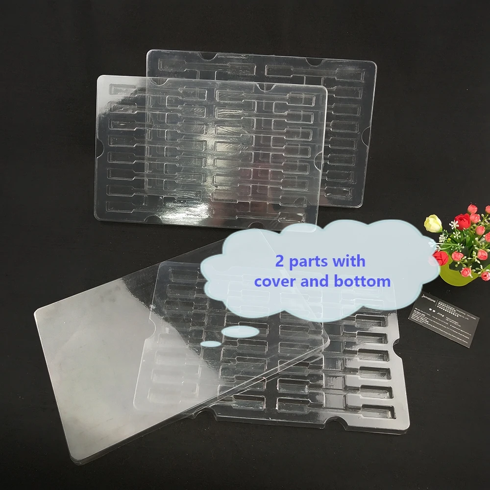 customized biodegradable box cosmetic clamshell blister