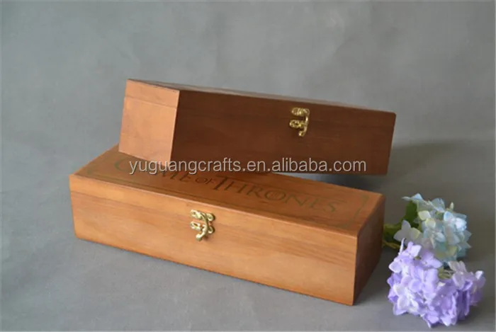 high quality pine wood wooden gift keepsake boxes with clasps