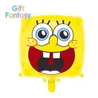 18" Cartoon foil balloons cute face expression Birthday Party Decorations Balloon Square oem Customized foil balloon