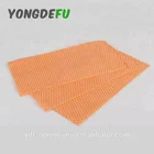 orange diamond pattern lint free cotton mesh spunlace non woven cleaning wipes roll dish cloth disposable kitchen towel
