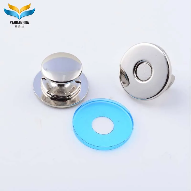 the new design handbag hidden button magnet