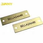Custom Design Logo Printing 2 hole Metal Tag Name Tag for Furniture