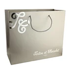 Custom made luxury paper shopping gift bag