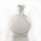 750ml liquor bottle screw top vodka bottles with caps and print