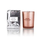 Promotion Product Forest Mist Decoration Glass Jar Coconut Gel Candle Wax