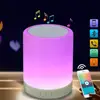 6 Colors Dimmable,Gift for Christmas Bluetooth Speaker with Flashing Light, Bluetooth Speaker Desk Lamp
