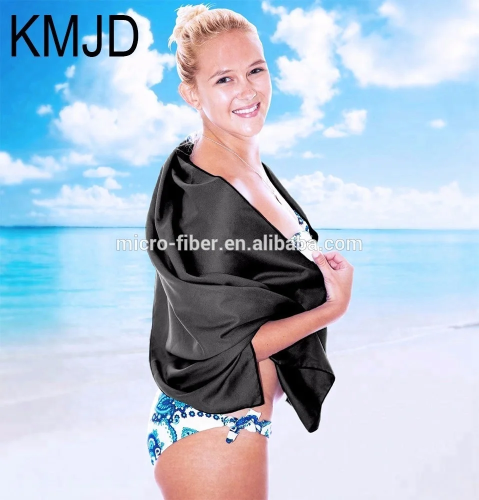 2019 New High quality super water absorbent 100*200 cm travel towel large microfiber bath towel