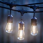 e26 e27 outdoor weatherproof heavy duty commercial hanging vintage edison light string