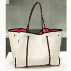 Wholesale Neoprene Fashion Customized Beach Handbag Waterproof Neoprene Beach Bag