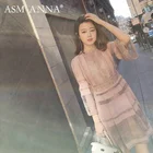 ASM ANNA 2019 Wholesale cotton fashion casual summer lady clothes lace woman dress