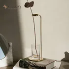 minimalist nordic design Long metal vase stand with glass tube Interior home decor