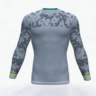 Sublimation cheap blank custom Mens long sleeve compressed shirt