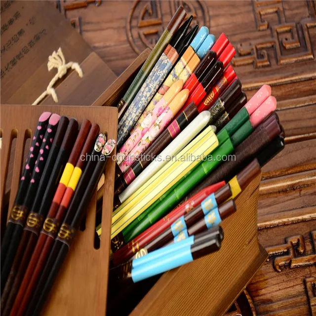 Handmade Chinese Custom round wood chopstick