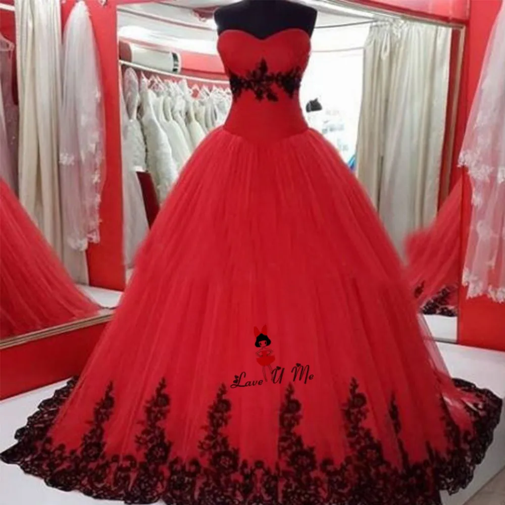 cheap red wedding dresses plus size