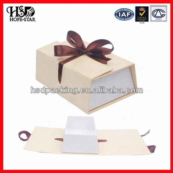 custom luxury magnet gift paper box foldable wedding dress