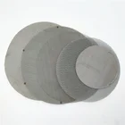 1" 14 1.5 inch 0.2 0.5 0.7 1 micron 100 micron circular stainless steel wire screen filter disc