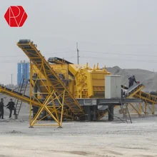 Mobile Crushing and Screening Plant with Drawing