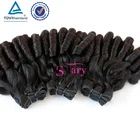 Brazilian Hair Weave Double Drawn Funmi Curl 9A Grade Brazilian Human Hair Weave