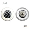 High Quality Transparent Bead Cap Half Ball Plastic Buttons With Wrapped Button in it Sewing Button