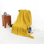 2018 luxury custom royal jacquard baby blanket cotton
