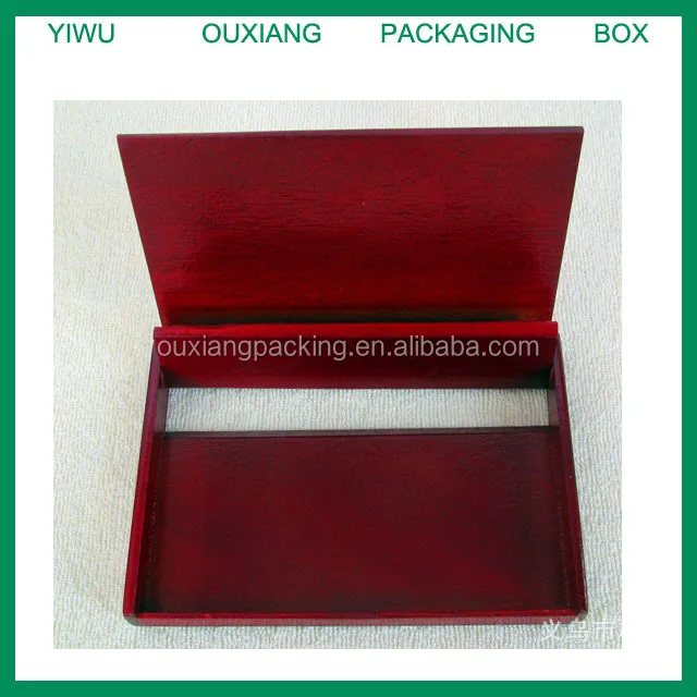 solid rose hot sale wooden business card holder