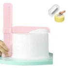 Adjustable Fondant Cake Scraper Icing Cream Spatula Edges Smoother