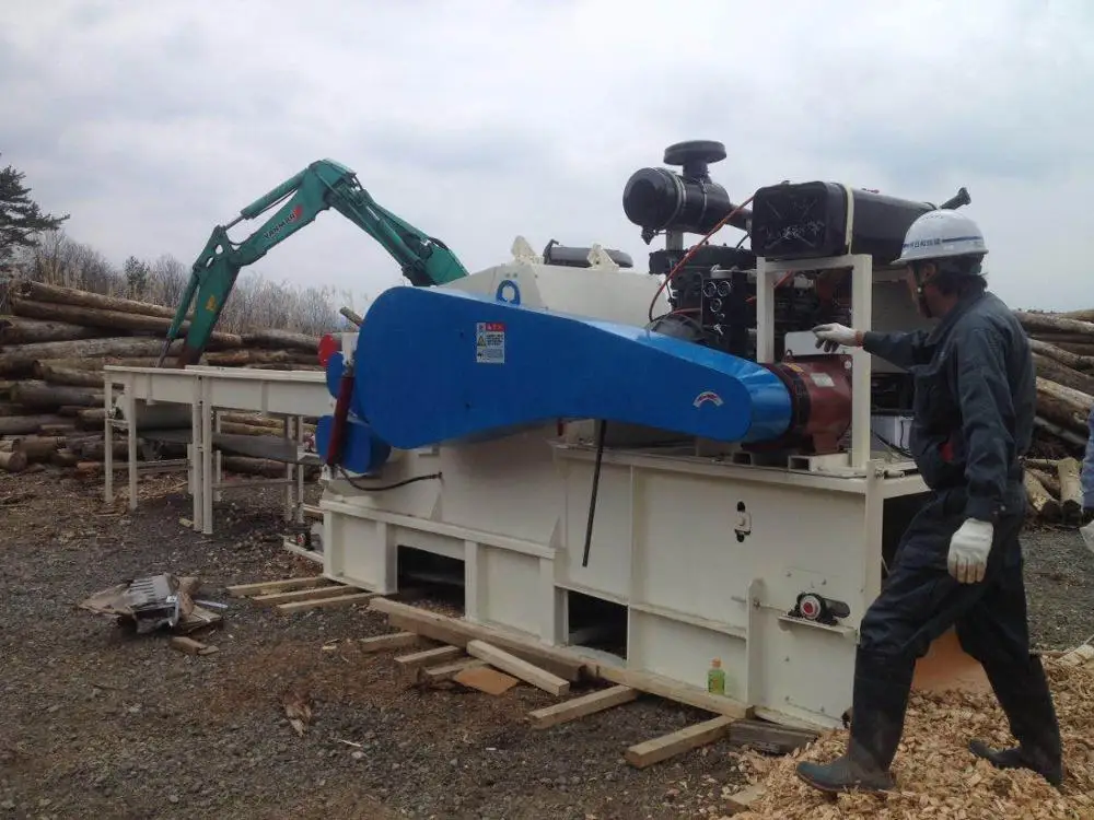 110kw Efficient Industrial Wood Chipper Drum Wood Chipper Shredder Hot Sale Thailand Buy