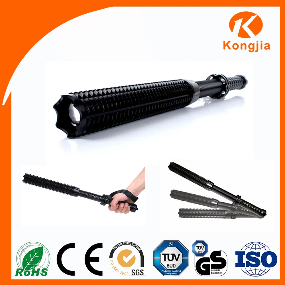 Strobe Self Defense Police Electric Baton Shock Flashlight Buy Shock