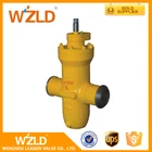 WZLD manufacturers Manual Control API 6D Stainless Steel 304 Gas Gate Valve Price list