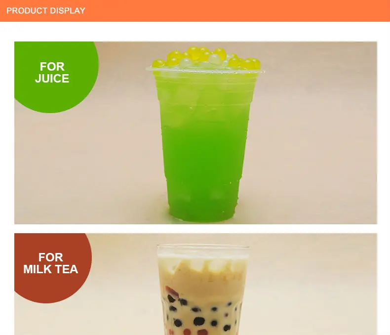 Fruit Juice Filled Popping Boba Balls For Taiwan Bubble Tea Boba Tea