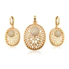 65303 XUPING Two-piece set Synthetic CZ stone girls /women jewelry wholesale china+ gold fashion jewelry with earring pendant