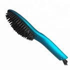 custom hair brush hair straightener brush LCD display hair salon equipment china