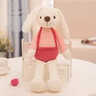 HED-0042 Wholesale Plush Bunny/Rabbit Cute Colorful Easter Bunny with Long Ears and Straps Plush Bunny