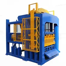 QT4-15 hydraulic press concrete hollow block machine distributors in philippines