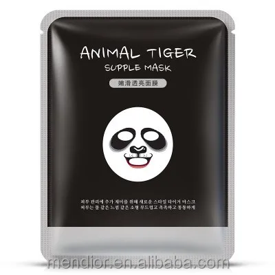 Mendior Animal Panda printing facial mask cotton hyaluronic acid moisturizing funny face mask OEM/ODM Mendior Animal Panda printing facial mask cotton hyaluronic acid moisturizing funny face mask OEM/ODM