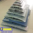 Aluminum window shutters external