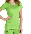 2020 New Custom Europe hospital green nursing uniform scrub suit medical clothing