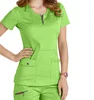 2019 New Custom Europe hospital green nursing uniform scrub suit medical clothing